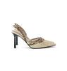 2025 New Women's Sandals High Heel Leopard Print Lace Pointed Toe Bow Heels Women Dress Sexy Designer Style Zapatillas De Mujer