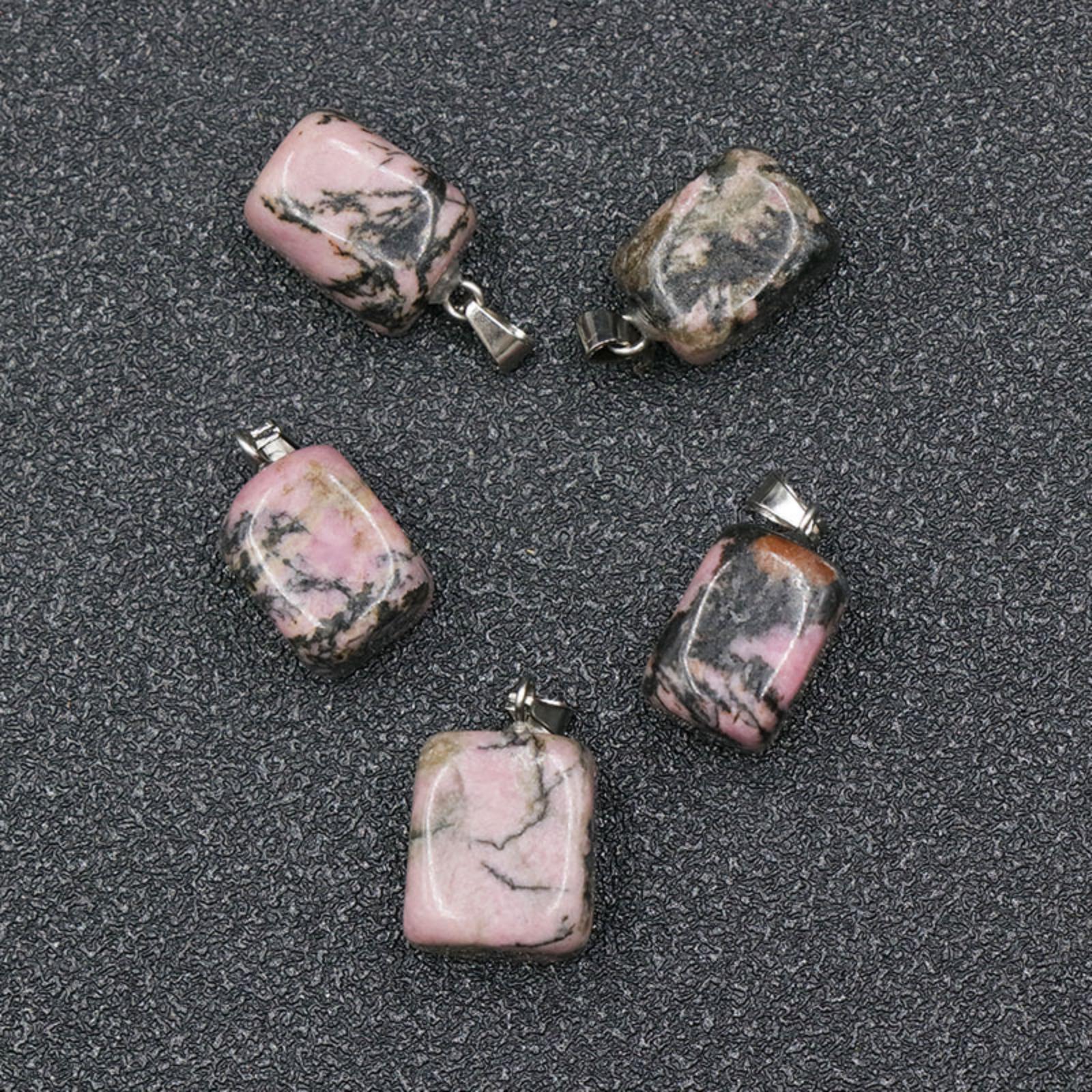 

Подвеска из натурального камня Кристалл Агат Неправильной формы One Size