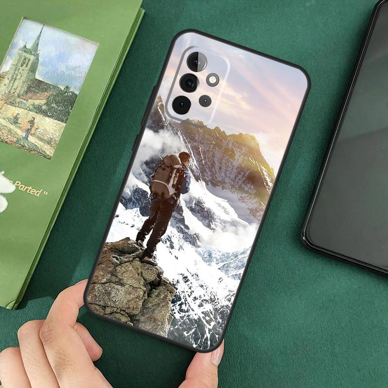 Mountain Climbing Cover For Samsung Galaxy A54 A52S A52 A32 A22 A12 A72 A33 A53 A73 A14 A70 A51 A71 Case