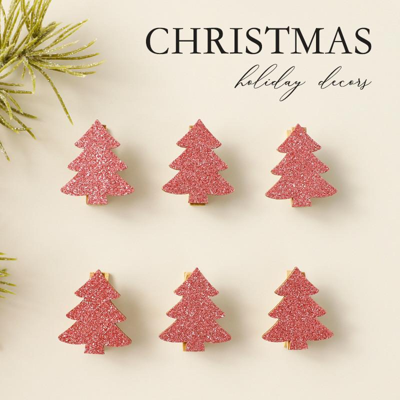 Holiday Tree Ornaments Wooden Decor With Snowflake Reindeer For Christmas Gift