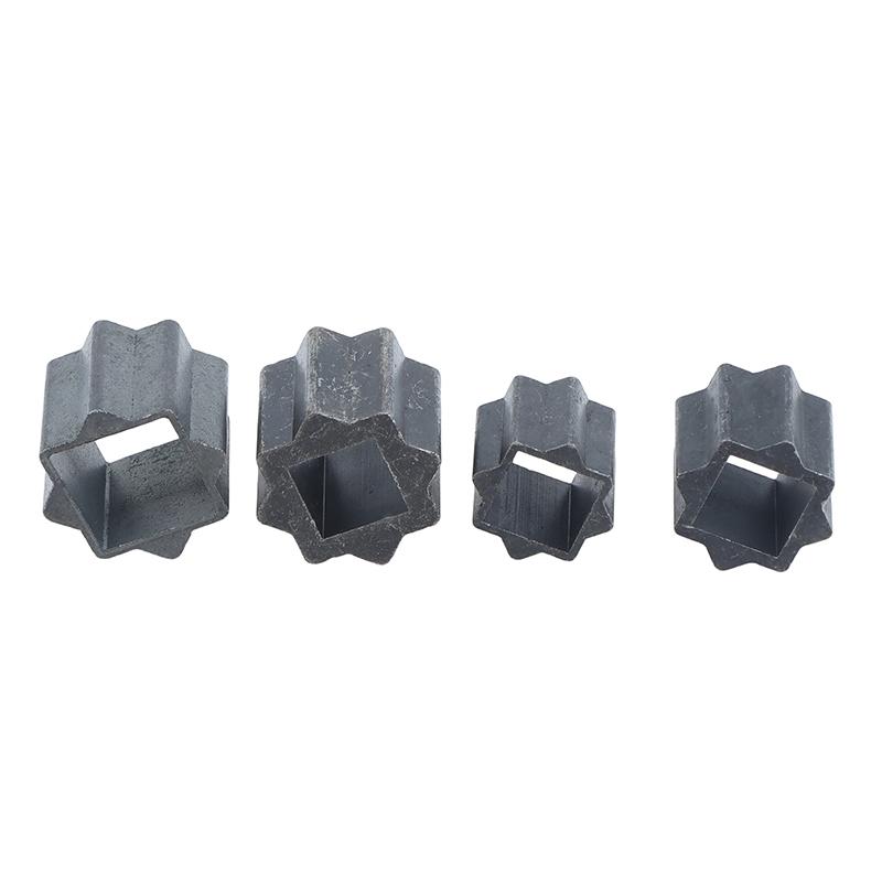 2Pcs Pneumatic Head Adapter Sleeve Actuator Connecting Sleeve Inner Square Outer Octagonal Sleeve Ball Valve Reducer Sleeves