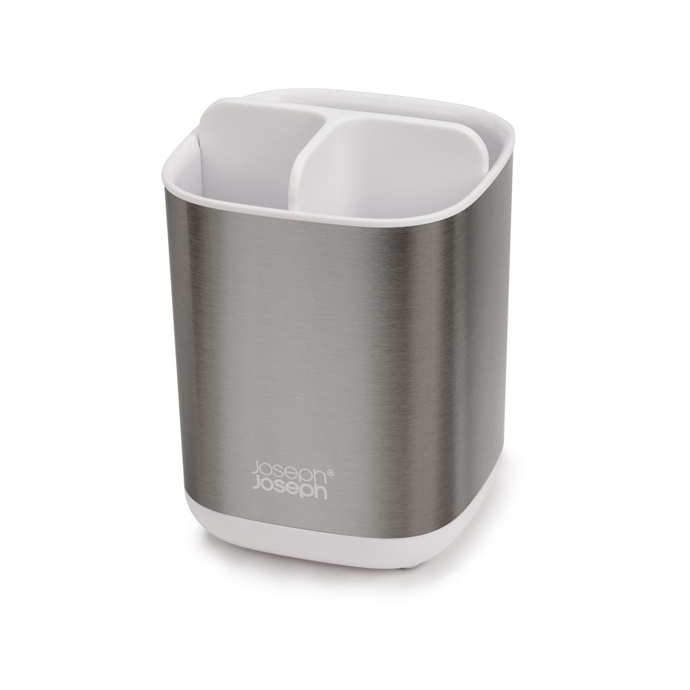 Joseph Joseph Easy Store Steel Toothbrush and Toothpaste Organizer