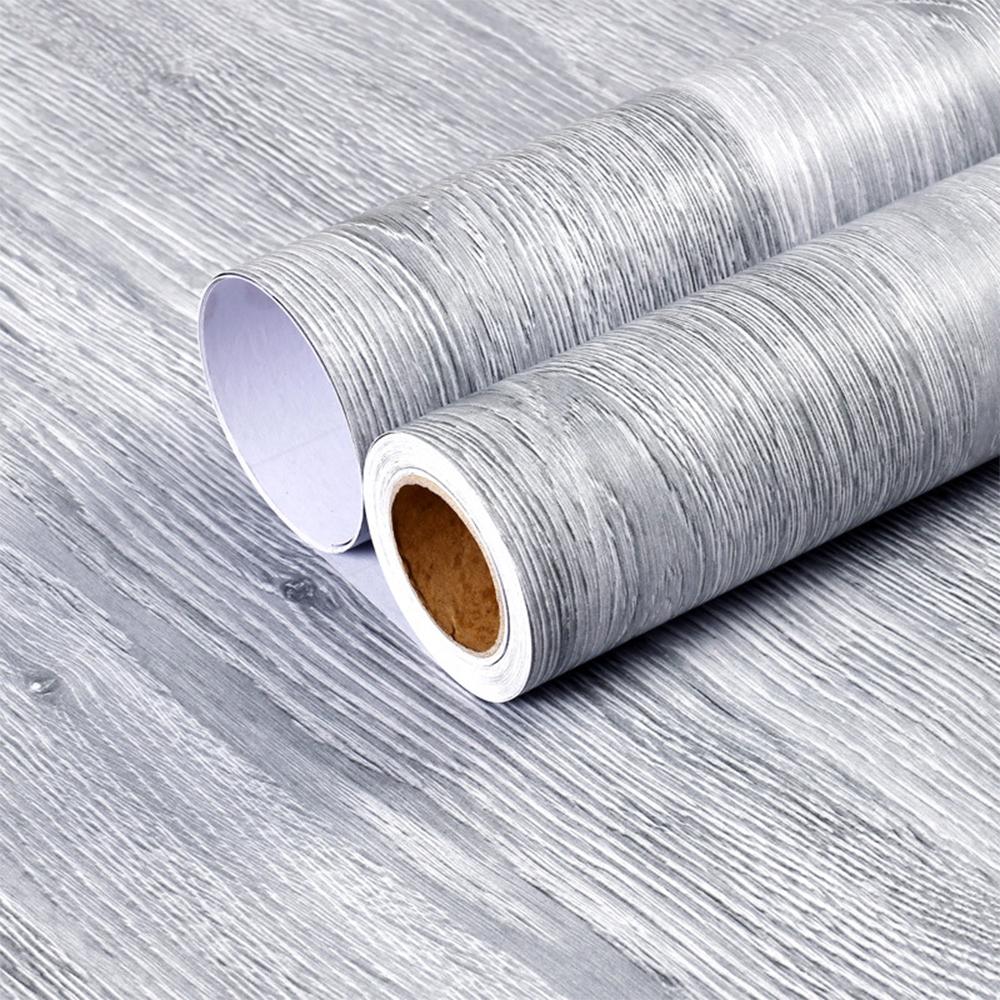black wood matt furniture stickers boeing film pvc adhesive paper back vinyl wallpaper cabinet furniture wood fiber wallpaper