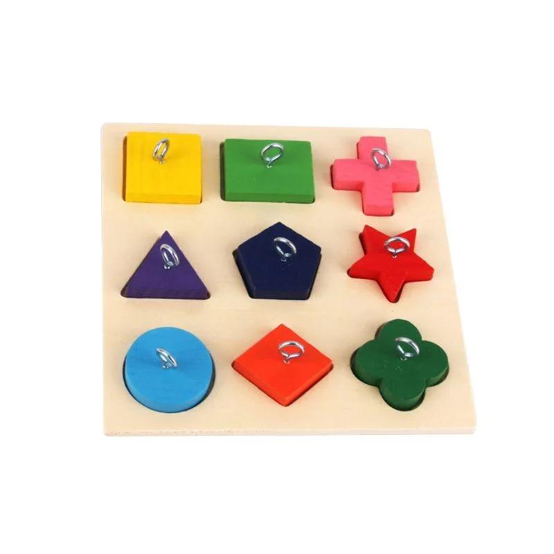 Vzdělávací hračky pro papoušky Interaktivní tréninkové hračky pro papoušky Dřevěná kostka Ptačí puzzle Hračka Ptačí potřeby