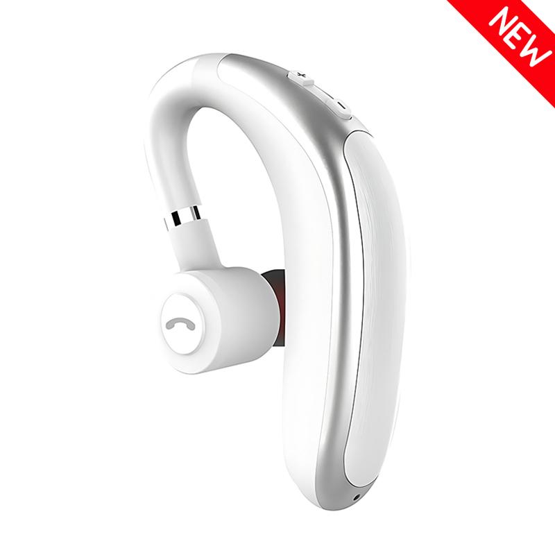 

Беспроводная Bluetooth-гарнитура VAORLO с HD-микрофоном, наушник с вращением на 180° для левого/правого уха, универсальная для бизнеса, спорта, музыки, вождения автомобиля White