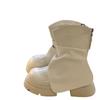 Sense Damen Plateau Stiefeletten mit dicker Sohle, höhenverstärkender Retro Martin Stil für den Herbst