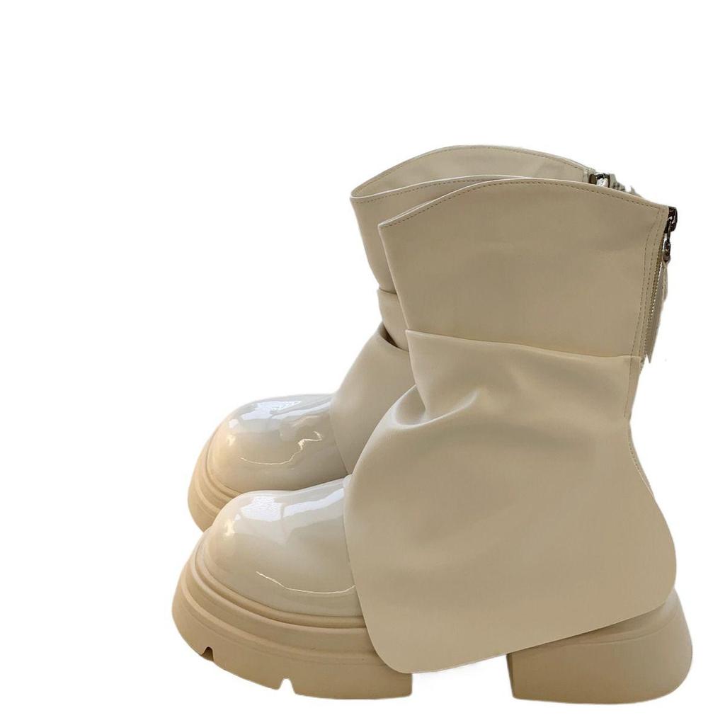 Sense Damen Plateau Stiefeletten mit dicker Sohle, höhenverstärkender Retro Martin Stil für den Herbst