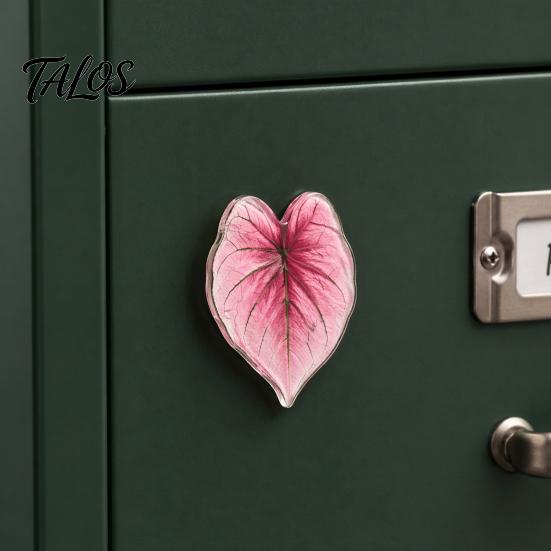 Botanical Fridge Magnets 3D Tropical Plants Refrigerator Magnet, Acrylic Green Decorative Plant Home Decor Memo Notes Photo Holder for Kitchen Office