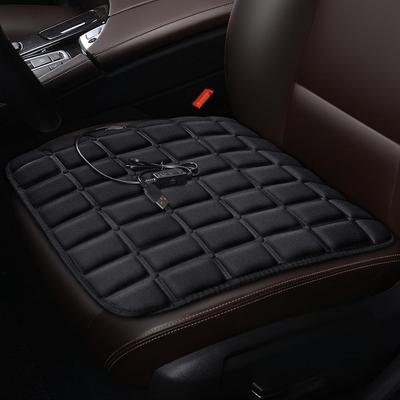 USB Heated Seat Cushion Winter Lambswool Heating Warm Car Seat Cushion For Office Home Use 5V 12W Thermostat Heating Cushion