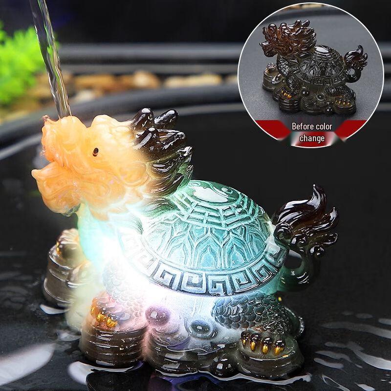 

Luminous Color-Changing Resin Tea Pet Ornaments