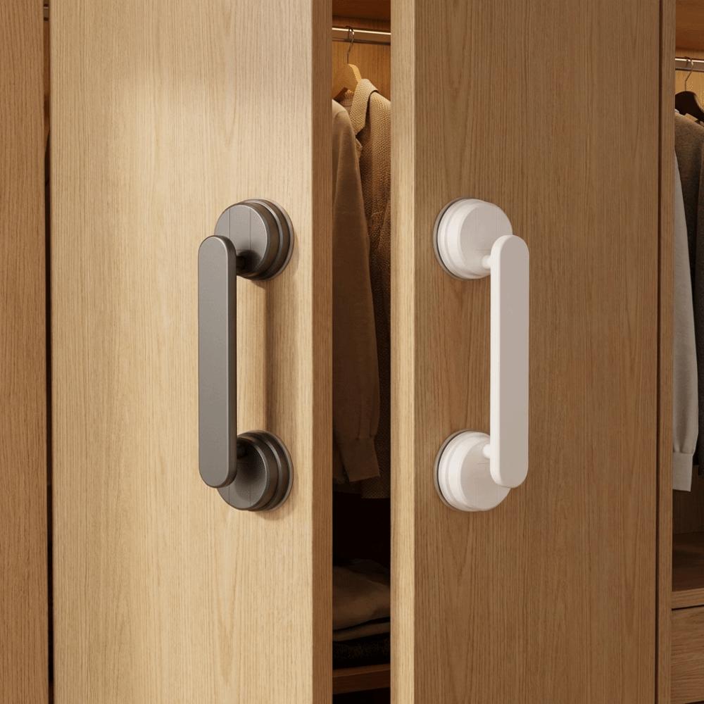 1/2Pcs Removable Suction Cup Door Handle Waterproof Bathroom Shower Auxiliary Handle  Bathroom