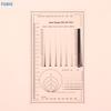 [TL][TL]1/2pcs Spot Gauge Comparison Card Ruler Point Dot Line Gauge Scratched Area Circle Ellipse Diameter Thickness Micrometer