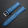 Leather Watch Strap 12/14/15/16/17/18/19/20/21/22/23/24mm Universal Replacement Watch Band Bamboo Pattern Quick Release Bracelet