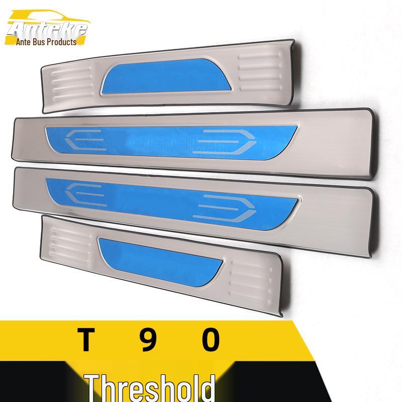 Venucia T90 Stainless Steel Bumper Welcome Pedal Sill Strip Decorative Sticker