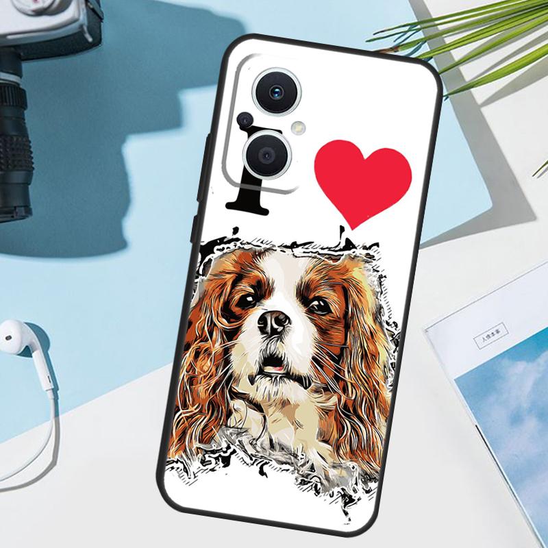 Cavalier King Charles Spaniel Dog Case For OPPO Reno 13 13F 12 11 F 8T 7 8 10 Pro OPPO Find X8 X6 X3 Pro X5 Lite Cover Funda