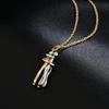 Unique Geometric Design Pendant Necklaces For Women Girls,Delicate Silver Gold Colour Accessories, Stainless Steel Chain Jewelry