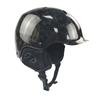 Carbon Fiber Ski and Snowboard Helmet Advanced Protective Gear for Free Riding Sports With Adjustable Size Snow Helmet