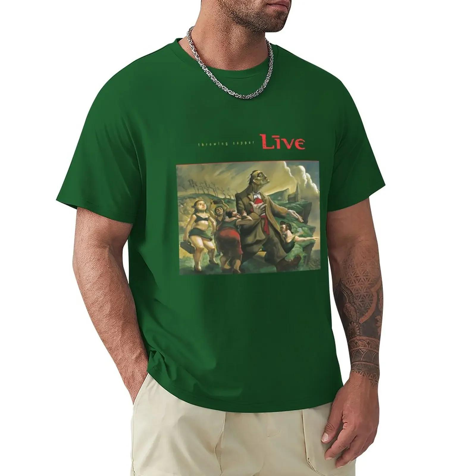 

Live Throwing Copper TShirt anime clothes sports fans mens clothing 4XL