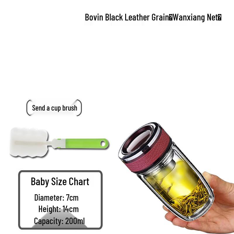 Double Wall Glass Tea Infuser Bottle
