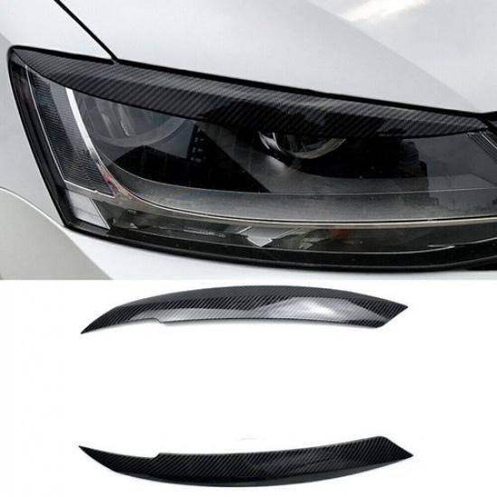 Накладки на фары  реснички  из углеродного волокна для VW Jetta MK6 Sagitar NCS 10~2018
