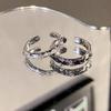 Anillo de Pareja, Diseño a Pequeña Escala, Anillo Abierto para Dedo, Estilo Genial, para Hombres y Mujeres, Anillo para Dedo Índice