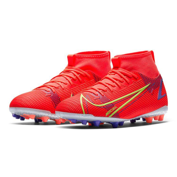Nike Mercurial Superfly 8 Academy AG Soccer Shoes Kids Sneaker CV0732-600