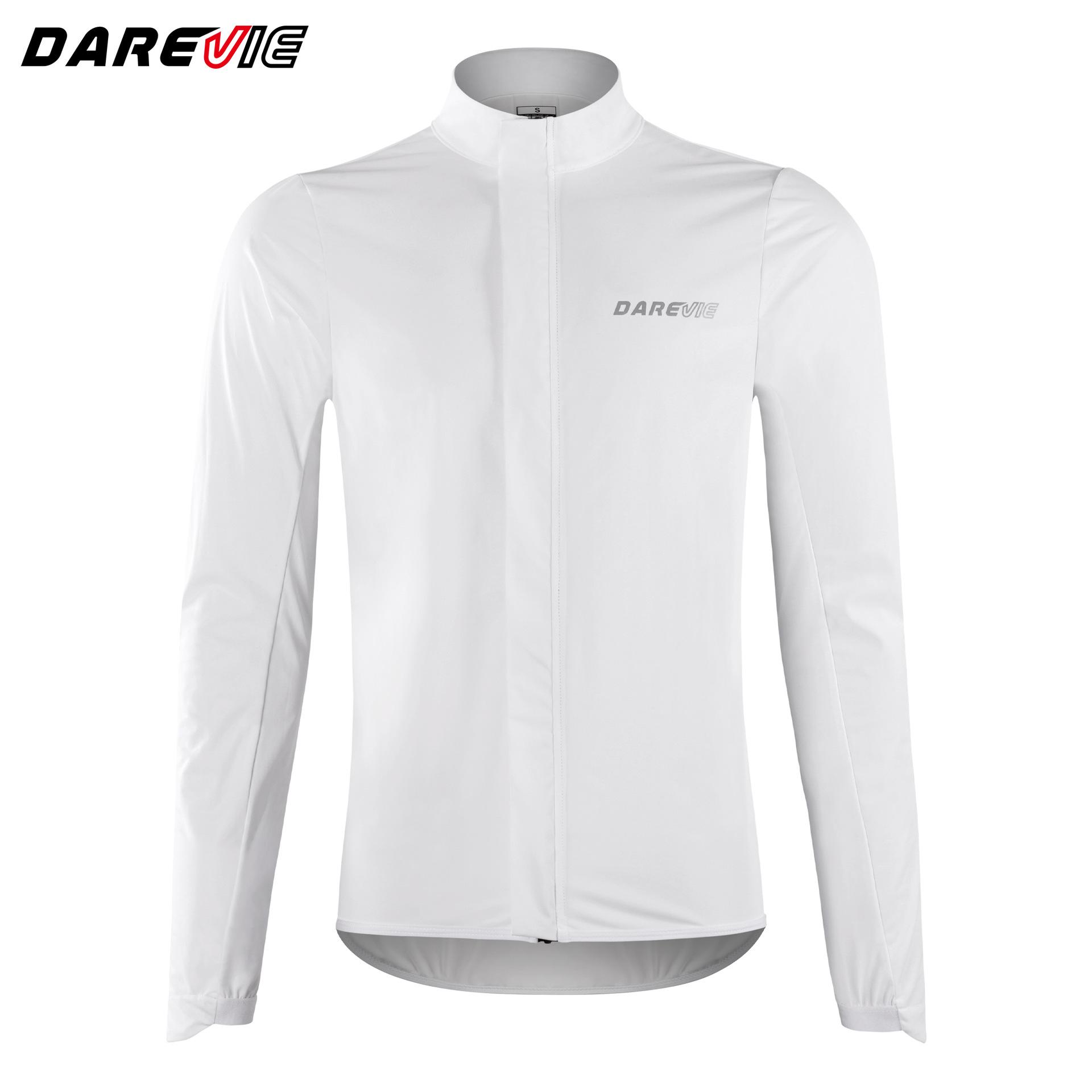 Yongwei Darevie Waterproof Reflective Cycling Raincoat - Windproof Long Sleeve Outdoor Jacket L