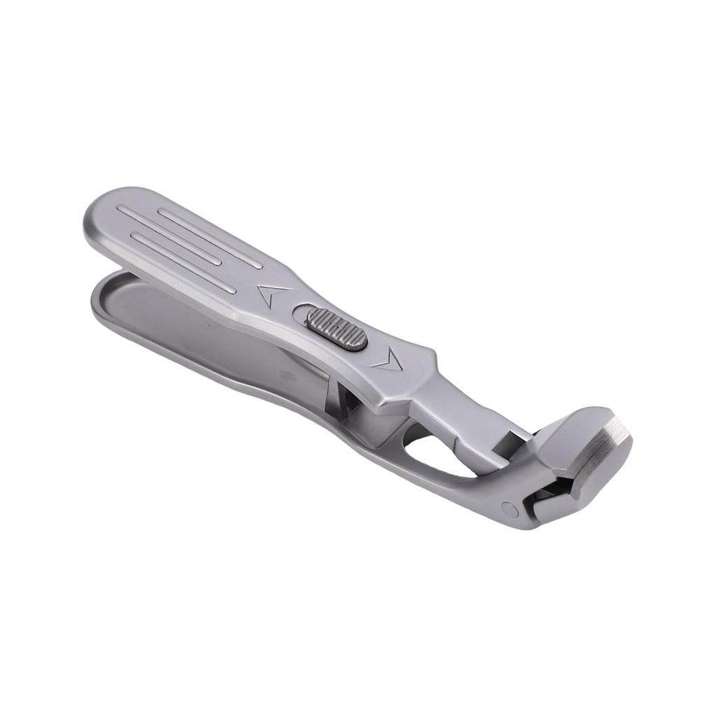 Angled Head Nail Clippers Long Handle Wide Jaw Opening Large Toe Nail Clippers Heavy Duty Stainless Steel Fingernail