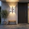 Minimalist Styling Waterproof House Number Plaque Lamp House Number Marking Fixture  Balcony