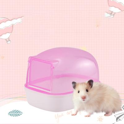 Hamster Badezimmer Automatische Tür Haustier Dusche Zimmer Transparent Ratte Chinchilla Kleine Tier Toilette