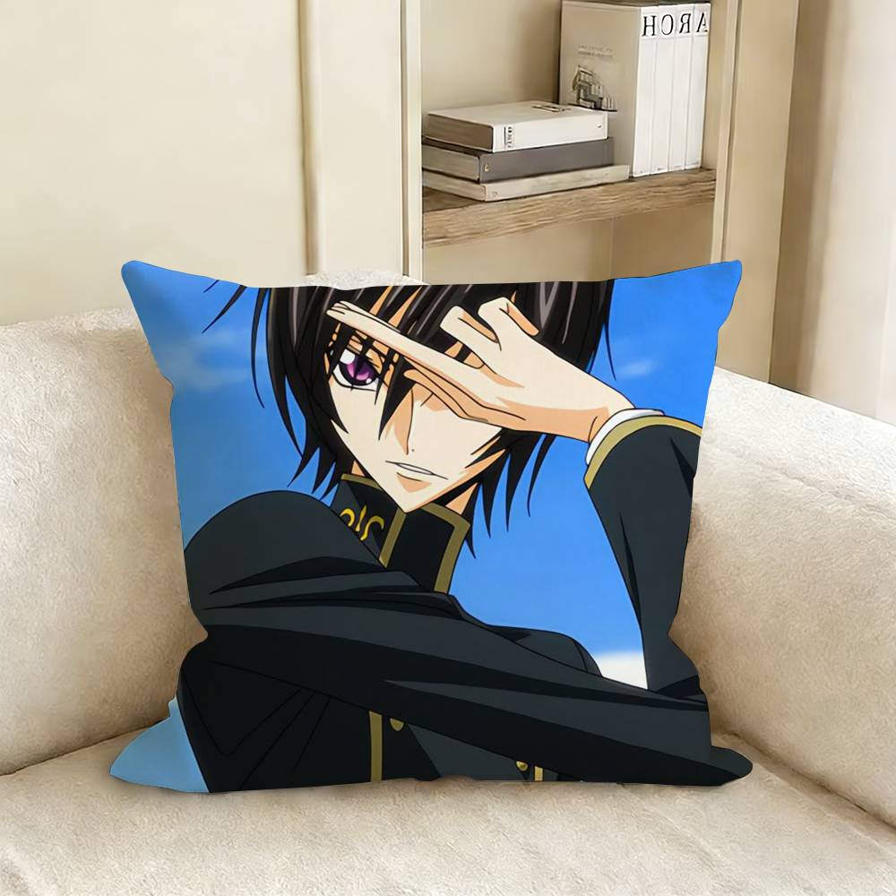 

Anime CCode Geass Pillow Cover Sofa Cushion Cover Home Room Decoration Children Gift 30x30cm