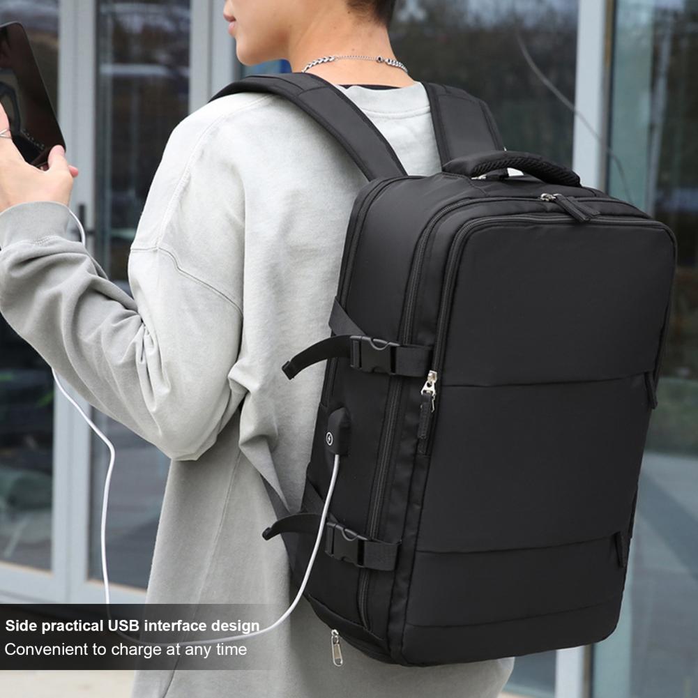 Travel Backpack for Men and Women - Large Capacity Multi-Pocket Waterproof School Bag, Ideal for College, Hiking, and Casual Day