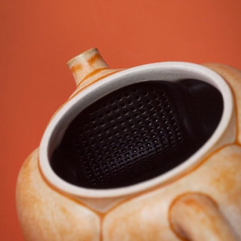 Edenus Ceramic Kung Fu Tea Set - Pumpkin Series