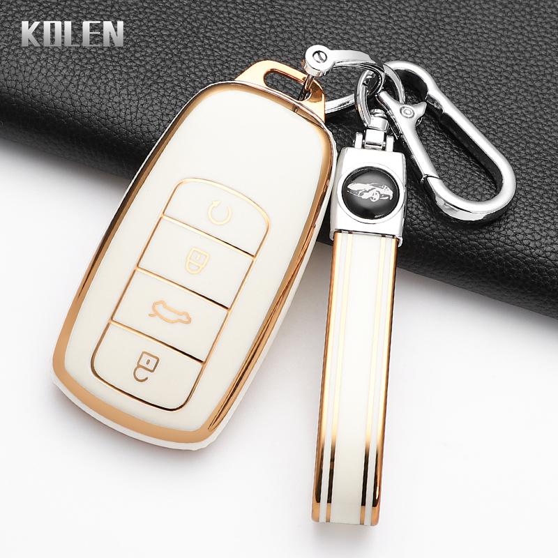 Fashion TPU Car Smart Key Case Cover for Chery Tiggo 8 Pro Tiggo 8plus New 5 Plus 7pro Chery Tiggo 7 Pro Max Omoda 5 C5 Keychain