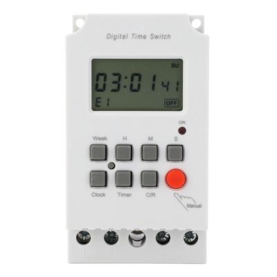 Skaitmeninis laikmačio jungiklis 28 grupių programa Didelės galios programuojamas elektroninis laiko valdymas AC200?240V