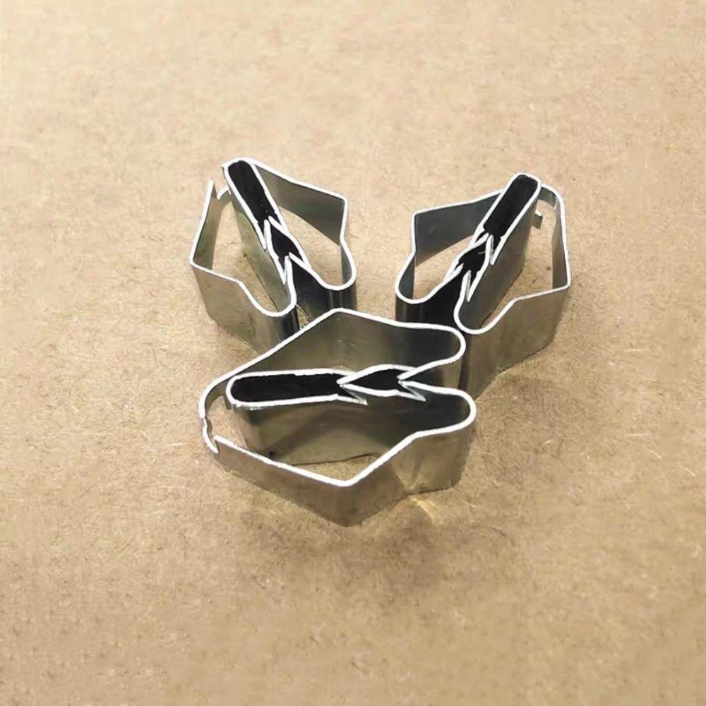 10PCS Fixed Buckle Car Interior Door Trim Panel Clip U Type U Type Metal Clips Fastener   Motorcycle