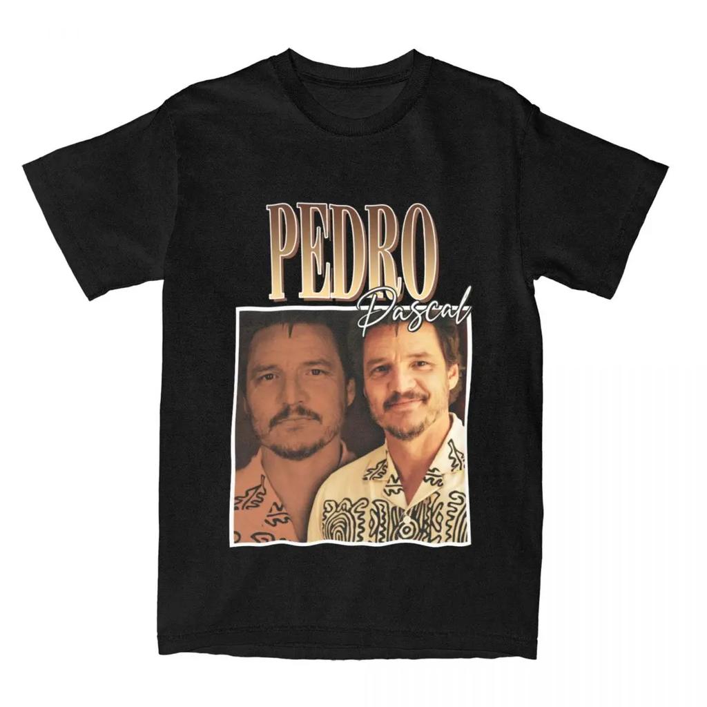 Bootleg Pedro Pascal T Shirt Vintage T Shirt Unis Streetwear Short Sleeve Pedro Pascal Plus Size T Shirt Unisex