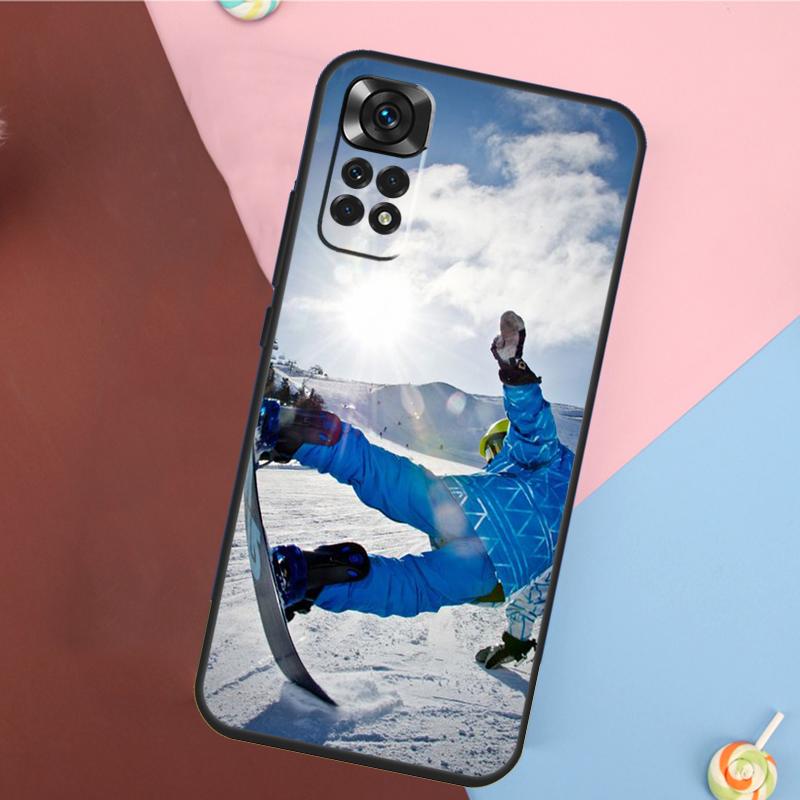 Cool Sports Snowboarding Cover For Xiaomi Redmi Note 13 14 Pro 12 11 9 10 9S 10S 11S 12S Redmi 14C 10C 12C 13C Case