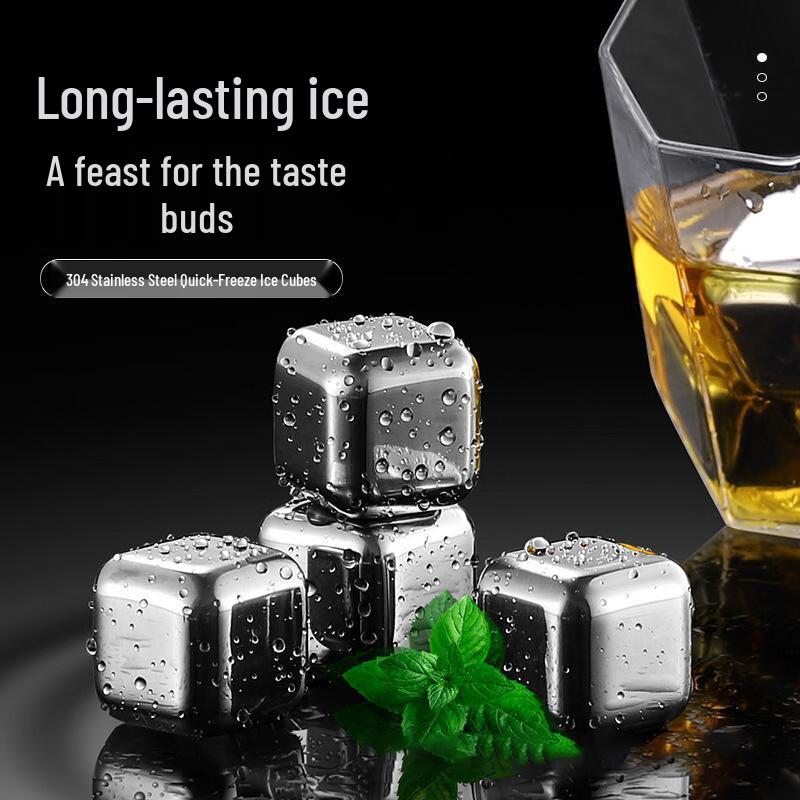 Minai 304 Stainless Steel Whiskey Chilling Stones