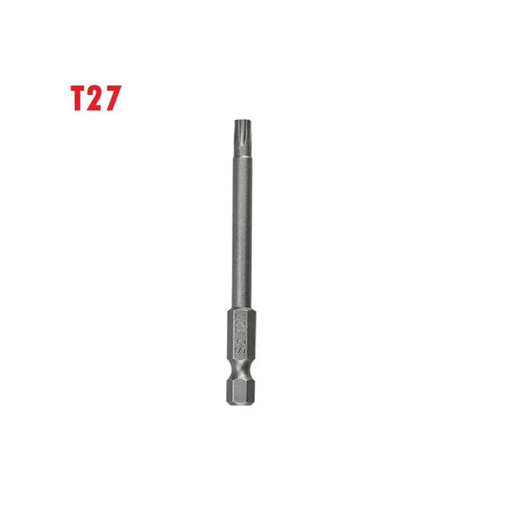 1Pc 75mm Long T6-T40 Magnetic Torx Screwdriver Bits Set Electric Screwdriver HeadT6,T7,T8, T10, T15, T20, T25, T27, T30, T40