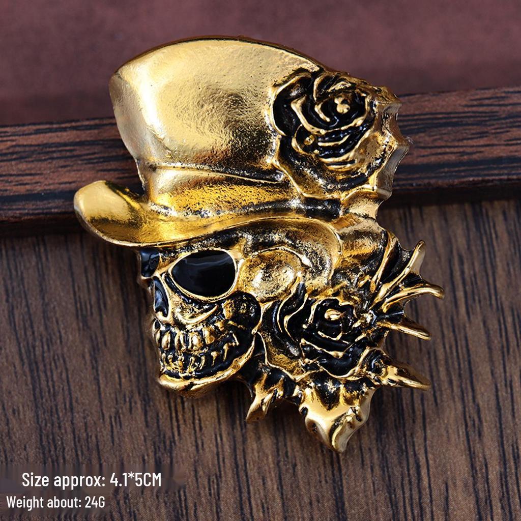 Halloween Retro Zodiac Snake Brooch - Enamel Pin Suit Accessory