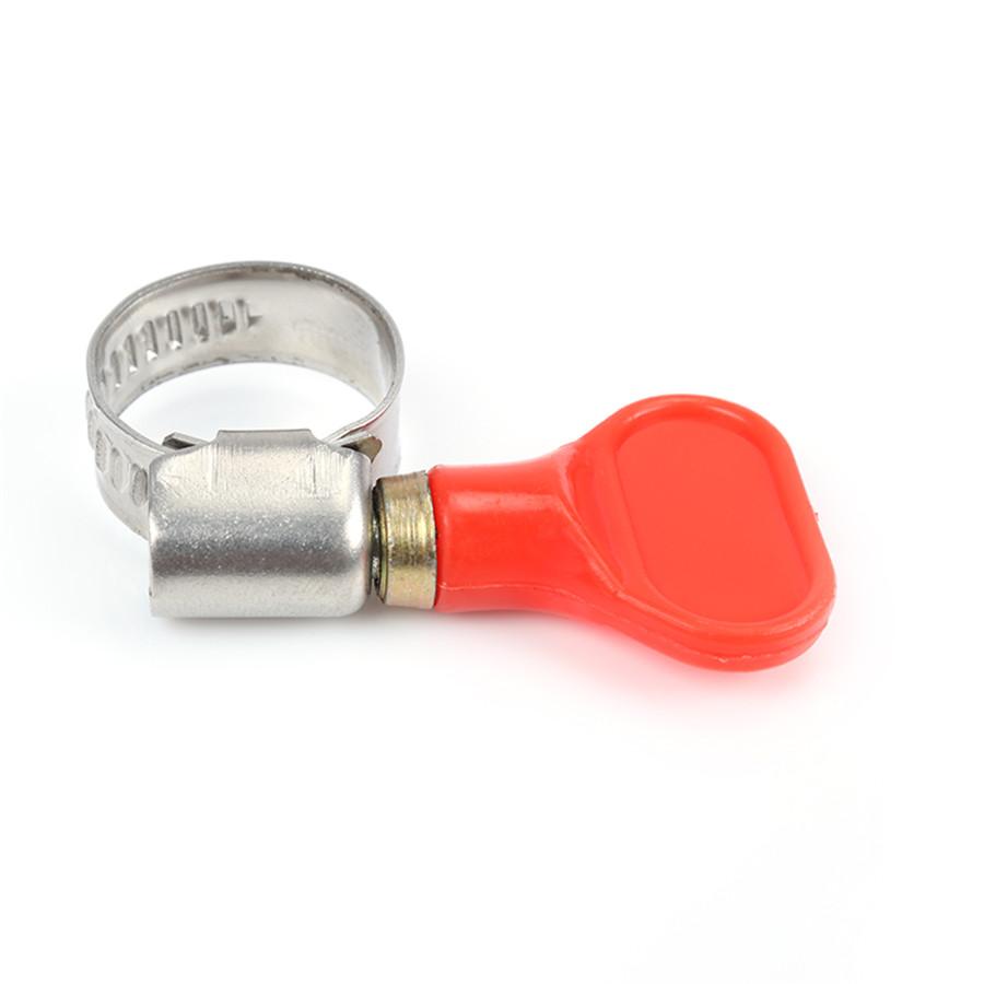 30PCS Butterfly Hose Clamp Stainless Steel 304 Worm Clamp Fit for 8-12mm OD Tubing Home Brewing Industrial and Automotive