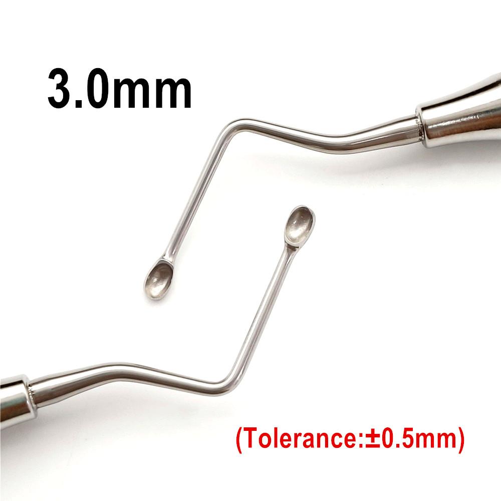 Dental Surgical Implant Dental Bone Curettes Powder Spoon Graft Scoop Implant Bone Grafting Packer