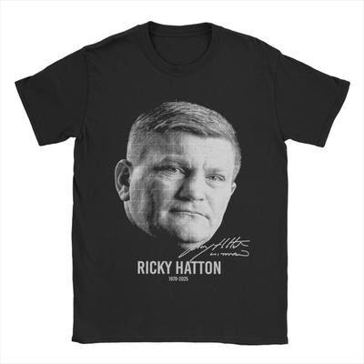 Mens Womens Ricky Hatton Shirt Cotton Printed Tee Shirts  Top Clothing