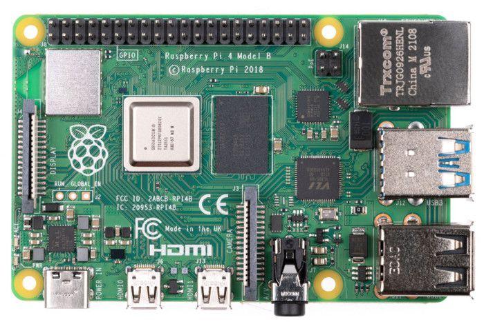 Ordinateur monocarte - Raspberry Pi - 4 Model B - 4 Go RAM - HDMI - USB - Ethernet