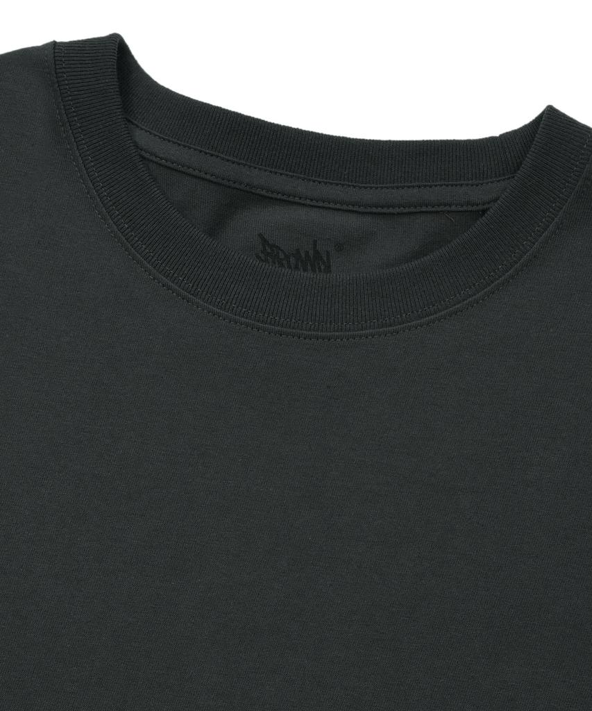 BROWNBREATH Delivery Tag Tee - Charcoal