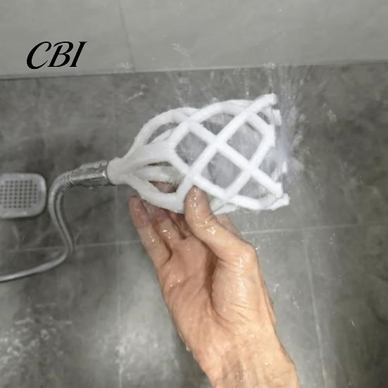 Durable Shower Head Head, 3D Printed Hollow Woven Rainfall Sprayer, Clog-Free Universal Easy Clean Installation Bathroom Accessory Full Body