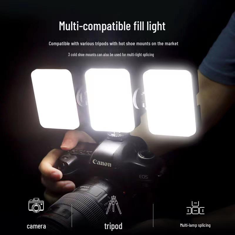 Three-Color Pocket Clip Fill Light for Photography and Live Streaming