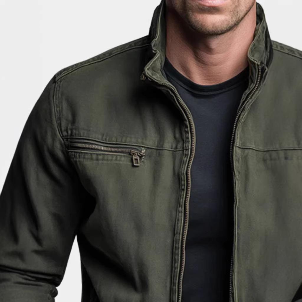 Giacca da lavoro vintage da uomo Cardigan casual ampio da uomo Cappotto Capospalla retrò alla moda Abbigliamento quotidiano Cappotti cargo da strada
