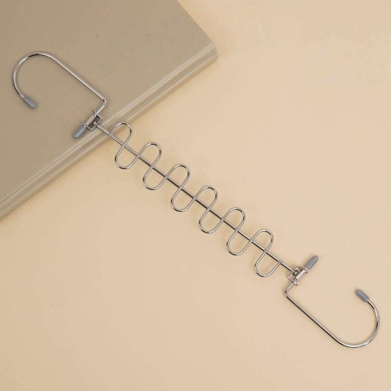 12-Hook Clothes Hangers with Rotatable Hooks Double Sided Durable Metal Hanger for Clothes Closet Laundry Room Space Saving Storage Organization